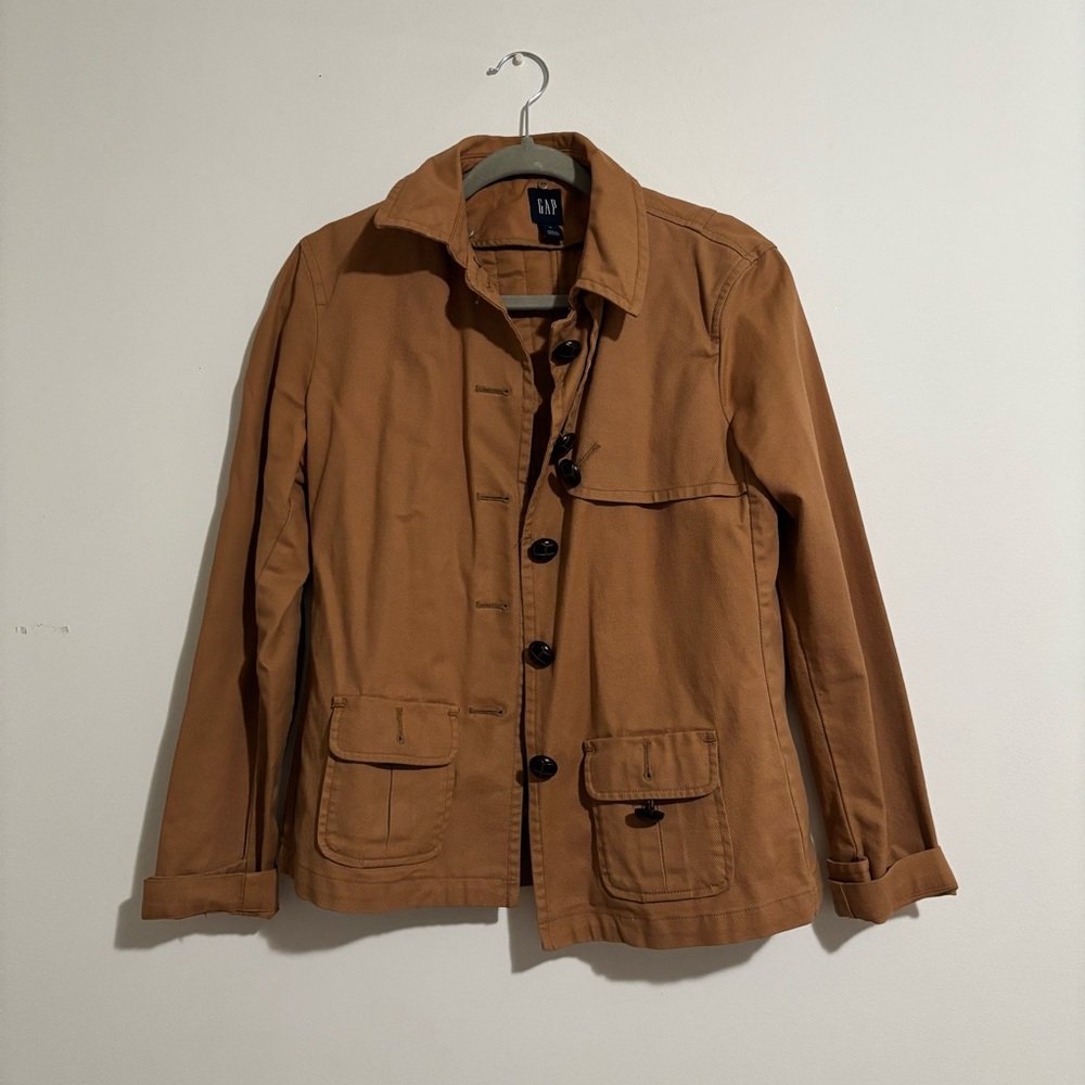 GAP Brown Button-Up Jacket